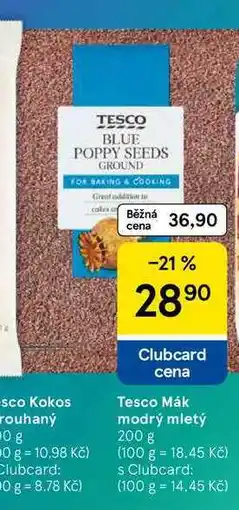 Tesco Tesco Mák modrý mletý, 200 g nabídka