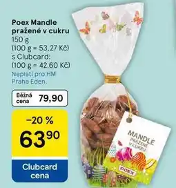 Tesco Poex Mandle pražené v cukru, 150 g nabídka