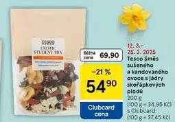 Tesco Tesco Směs sušeného a kandovaného ovoce s jádry skořápkových plodů, 200 g nabídka