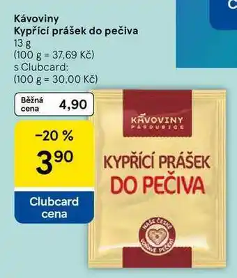 Tesco Kávoviny Kypřící prášek do pečiva, 13 g nabídka