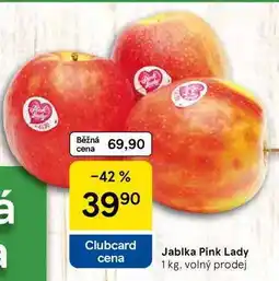 Tesco Jablka Pink Lady, 1 kg, volný prodej nabídka