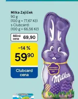 Tesco Milka zajíček, 90 g nabídka