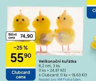 Tesco Velikonoční kuřátka 6,2 cm, 3 ks nabídka