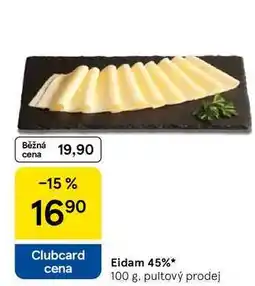 Tesco Eidam 45%, 100 g nabídka