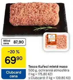 Tesco Tesco Kuřecí mleté maso, 500 g, ochranná atmosféra nabídka