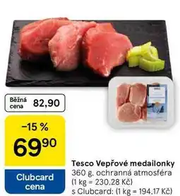 Tesco Tesco Vepřové medailonky, 360 g nabídka