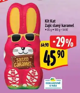 Albert Kit Kat Zajíc slaný karamel 85 g nabídka