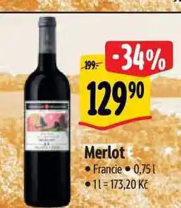 Albert Merlot 0,75 l nabídka