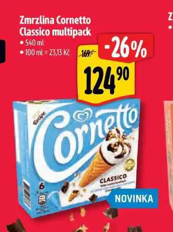 Albert Zmrzlina Cornetto Classico multipack 540 ml nabídka