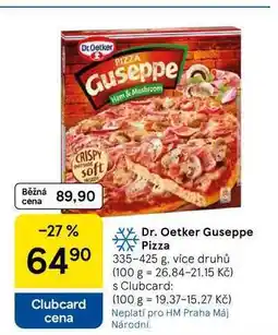 Tesco Dr. Oetker Guseppe Pizza, 335-425 g nabídka