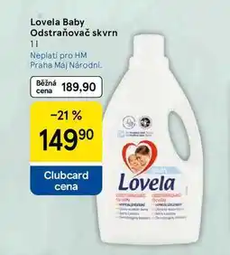 Tesco Lovela Baby Odstraňovač skvrn, 1 l nabídka