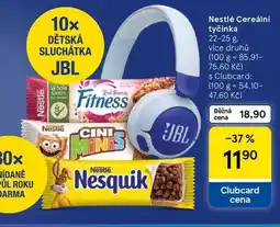 Tesco Nestlé Cereální tyčinka, 22-25 g. více druhů nabídka