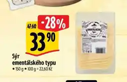 Albert Sýr ementálského typu 150 g nabídka