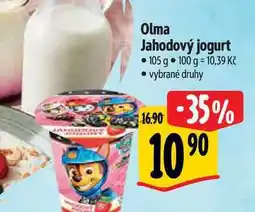 Albert Olma Jahodový jogurt 105 g nabídka