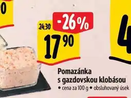 Albert Pomazánka s gazdovskou klobásou 100 g nabídka