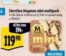 Albert Zmrzlina Magnum mini multipack 330-360 ml nabídka