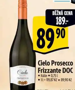 Albert Cielo Prosecco Frizzante DOC 0,75 l nabídka