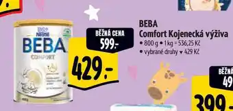 Albert BEBA Comfort Kojenecká výživa 800 g nabídka