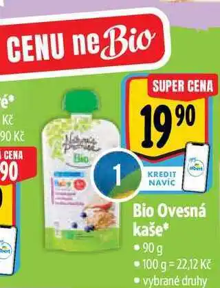 Albert Bio Ovesná kaše 90 g nabídka