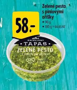 Albert Zelené pesto s piniovými oříšky 90 g nabídka