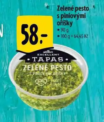 Albert Zelené pesto s piniovými oříšky 90 g nabídka