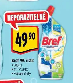 Albert Bref WC čistič 700 ml nabídka