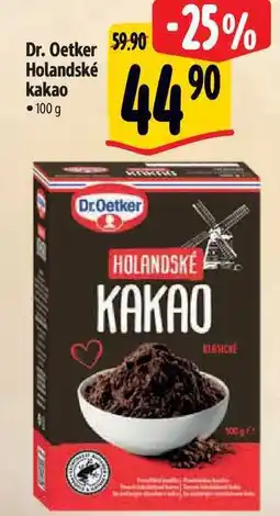 Albert Dr. Oetker Holandské kakao 100 g nabídka