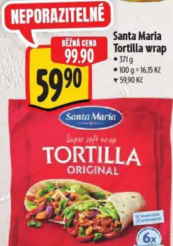 Albert Santa Maria Tortilla wrap nabídka