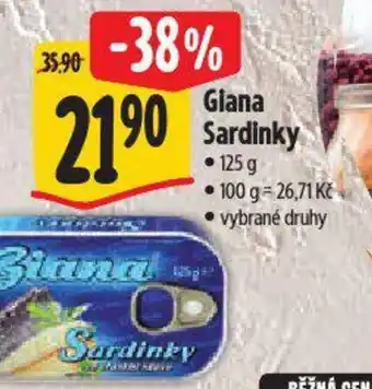 Albert Giana Sardinky nabídka