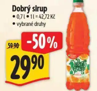 Albert Dobrý sirup nabídka