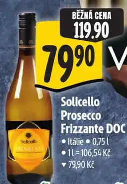 Albert Solicello Prosecco Frizzante DOC nabídka