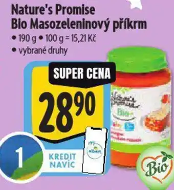 Albert Nature's Promise Bio Masozeleninový příkrm nabídka