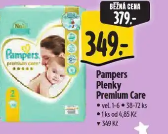 Albert Pampers Plenky Premium Care nabídka