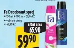 Albert Fa Deodorant sprej nabídka