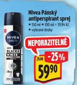 Albert Nivea Pánský antiperspirant sprej nabídka