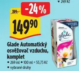 Albert Glade Automatický osvěžovač vzduchu, komplet nabídka