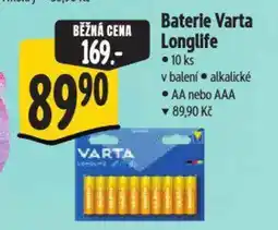 Albert Baterie Varta Longlife nabídka