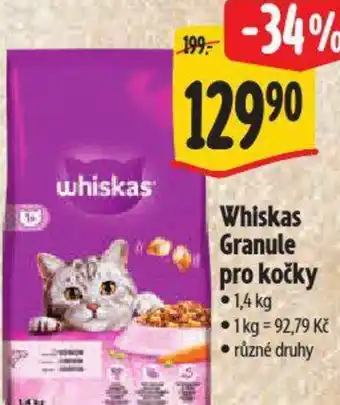 Albert Whiskas Granule pro kočky nabídka