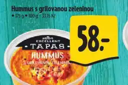 Albert Hummus s grilovanou zeleninou nabídka