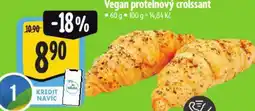 Albert Vegan proteinový croissant nabídka