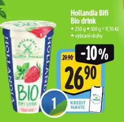 Albert Hollandia Bifi Bio drink nabídka