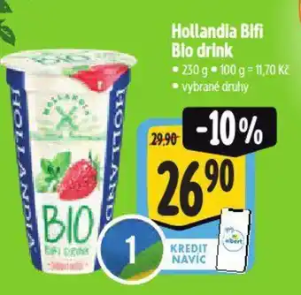 Albert Hollandia Bifi Bio drink nabídka