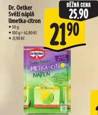 Albert Dr. Oetker Svěží náplň limetka-citron nabídka