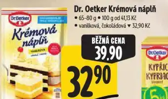 Albert Dr. Oetker Krémová náplň nabídka