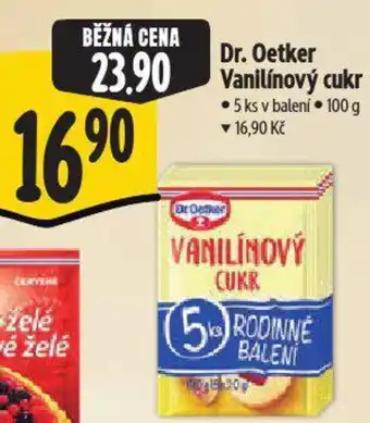 Albert Dr. Oetker Vanilinový cukr nabídka