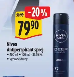 Albert Nivea Antiperspirant sprej nabídka