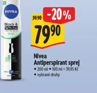 Albert Nivea Antiperspirant sprej nabídka