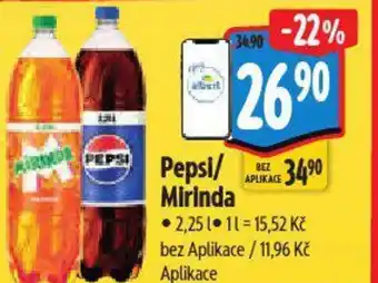 Albert Pepsi/ Mirinda nabídka