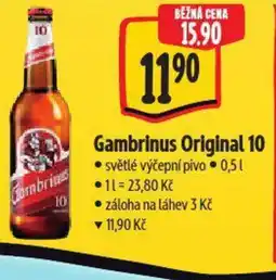 Albert Gambrinus Original 10 nabídka