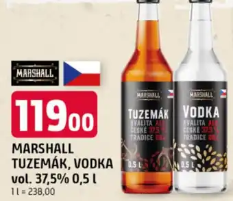 Trefa MARSHALL TUZEMÁK, Vodka vol.37.5% nabídka